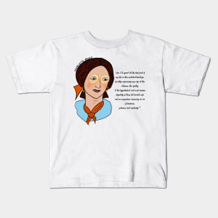 Charlotte Bronte Quotes Kids T-Shirt